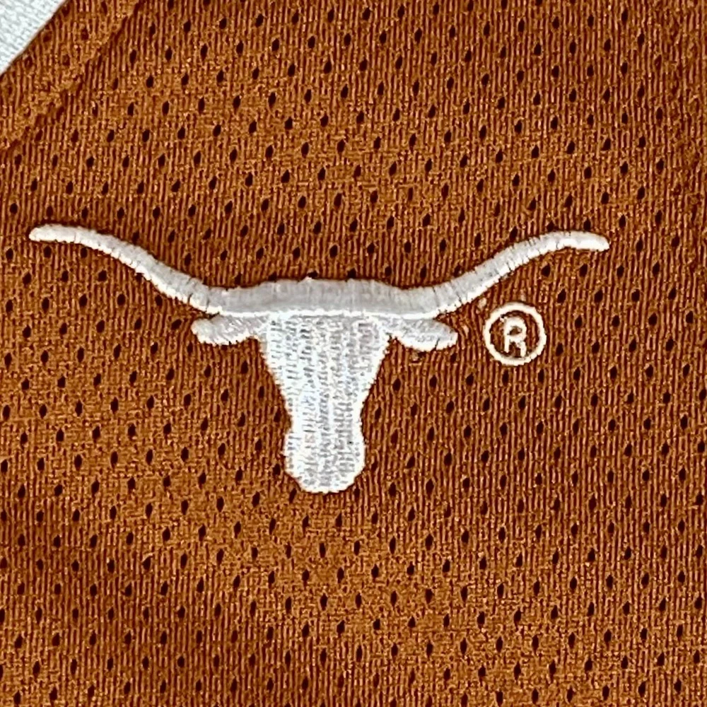 Vintage Texas LongHorns Basketball Jersey #03 Big 12. Starter Embroidered Sz. XL